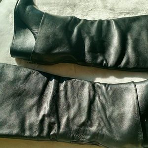 Brand New Steve Madden Leather Wedge boots